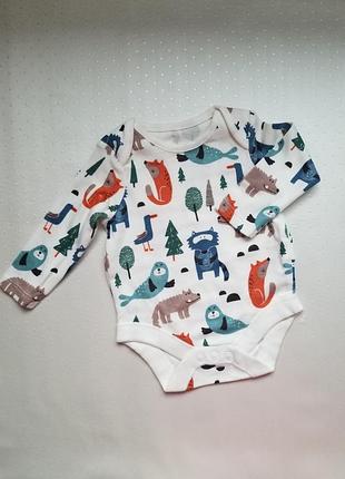 Боди с длинным рукавом