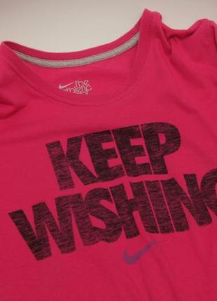 Nike рр l slim fit рр l футболка з еластичної бавовни keep wishing
