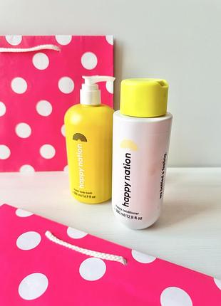 Набір victoria’s secret happy nation гель для душу кондиціонер вікторія сікрет набор виктория сикрет