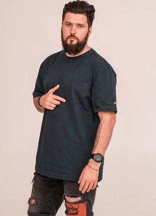 Футболка синяя, original dickies2 фото