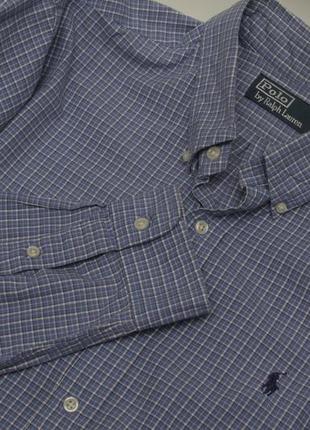Polo ralph lauren 17 1/2 44 xl сорочка з бавовни 2-ply