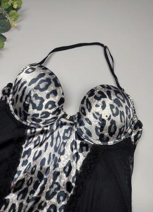 Пеньюар сітка, чорний пенюар, бебідол з чашечками