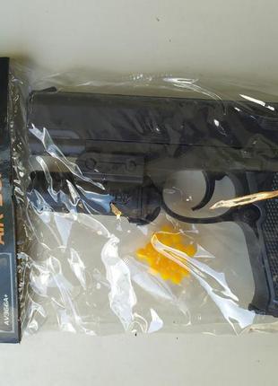 Игрушечный пистолет на пульках арт.366е+ с лазерным прицелом