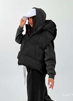 Теплі костюми трійка 42-46 розмір3 фото