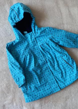 Дождьовик плащ на флисе 1-2 года