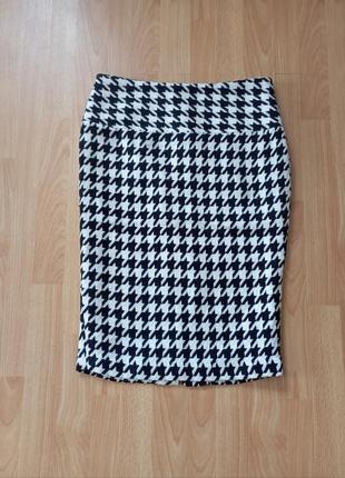 Юбка гусиная лапка