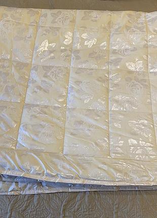 Двухспальное одеяло dotinem искусственный лебяжий пух зимнее3 фото