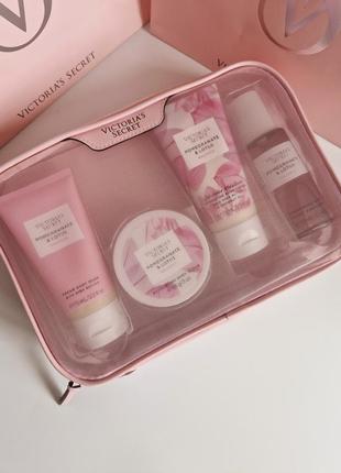 Набор victoria's secret спрей victoria's secret косметичка victoria’s secret лосьон...