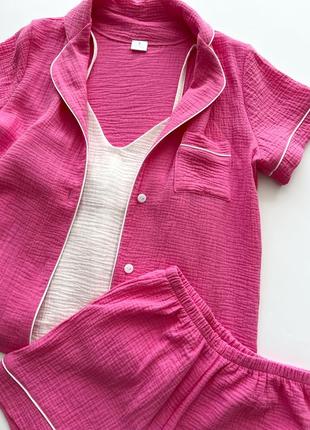 Піжамний комплект з кантом барбі