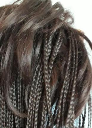 Парик шинён хвост,африканские косички на крабе.