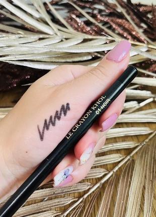 Оригінал олівець для очей lancome le crayon khôl eyeliner 01 noir оригинал карандаш для глаз