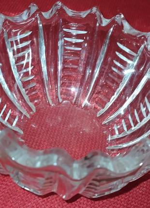Ваза кришталева, тюльпан, красива,для салатів, цукерок, фруктів.
