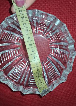 Ваза кришталева, тюльпан, красива,для салатів, цукерок, фруктів.