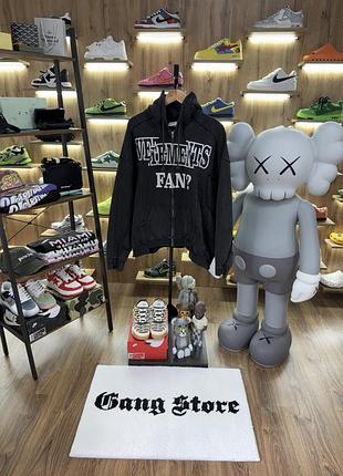 Соуп худи vetements fan logo limited edition faded