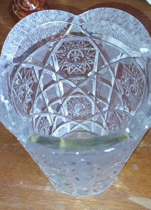 Ваза кришталева, тюльпан, красива,для салатів, цукерок, фруктів.