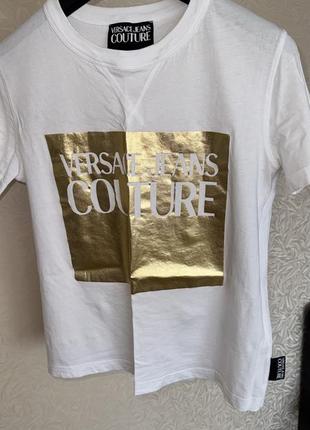 Розкішна футболка біла оригінал versace