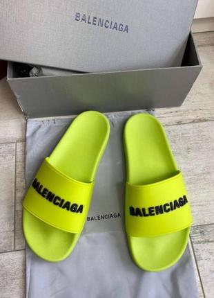 Чоловічі тапочки шльопанці тапочки balenciaga баленсіага