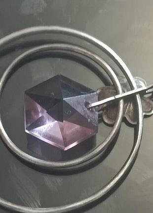 Цепочка с подвеской ссср мельхиор,стекло