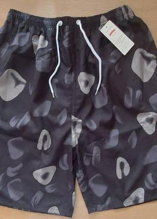 Шорты мужские пляжные с сеточкой подкладкой