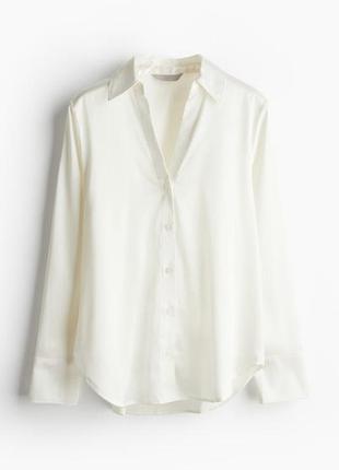 Шелковая блуза h&m