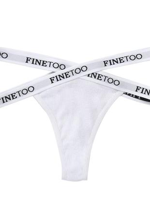 2-86 жіночі трусики в рубчик finetoo трусики женские