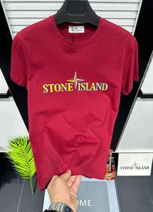 Чоловіча футболка стон айленд | брендові футболки stone island
