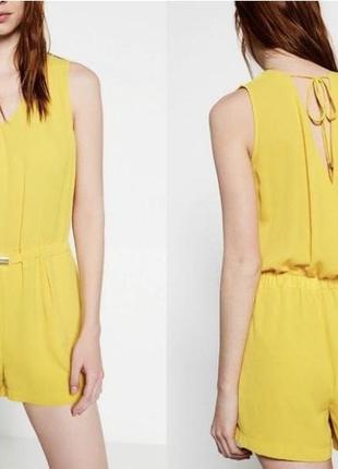 Стильний яскравий ромпер комбінезон з шортами zara