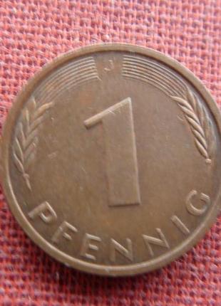 Германия фрг 1 пфенниг 1982г. j