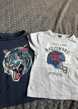 3 футболки на мальчика