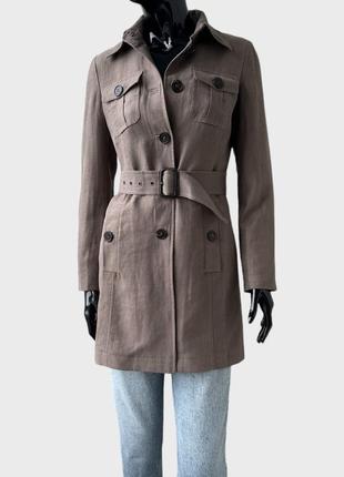 Льняной тренч плащ пиджак жакет etro италия лён шелк brunello cucinelli