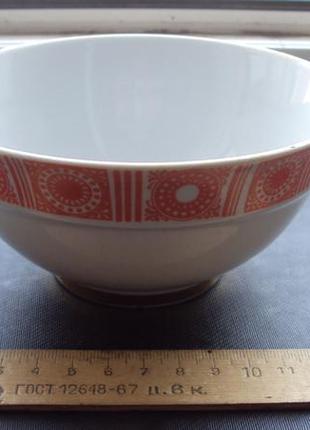 Тарелка-пиалка. фарфор ссср.