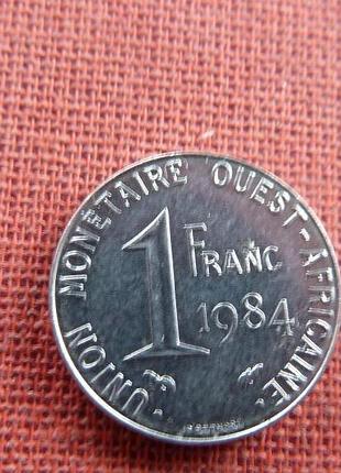 Західно- африканський валютний союз 1min 1984 р. Фр. кфа bceao західна африка