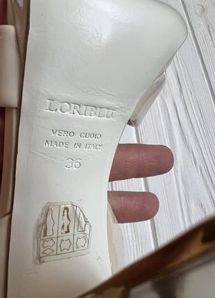 Женские бежевые босоножки loriblu размер 36 кожа оригинал