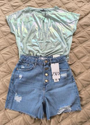 Шорты zara,футболка mohito