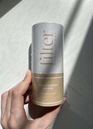 Краплі для автозасмаги та сяяня шкіри filter by molly-mae self tanning drops
