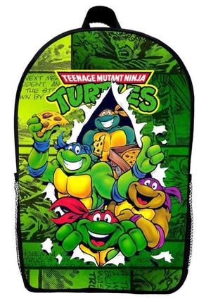 Рюкзак черепашки ниндзя детский (gear bag tn mini 011) черный, 29 х 21 х 9 см