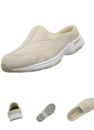 Woodash white suede жіночий мюль traveltime easy spirit устілка 26 см