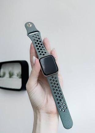 Силиконовый спортивный ремешок apple watch 38 40 41 42 44 45 49