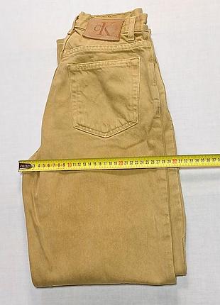 Талия 70 см vintage calvin klein size 28/34 made in ausa джинсы