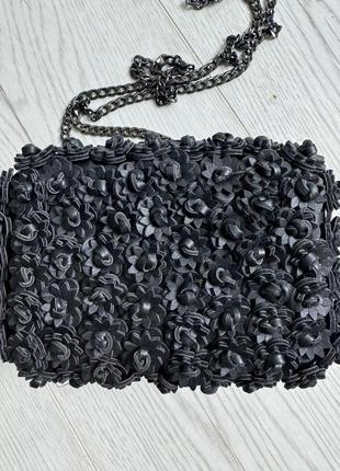 Клатч сумка кожаная zara mango 🥭 кроссбоди