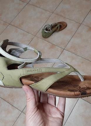 Шкіряні в'єтнамки,сланці, босоніжки merrell (меррел) lotta