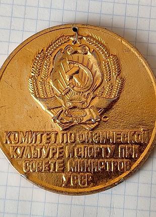 Медаль комитет по физической культуре и спорту при совете министров усср
