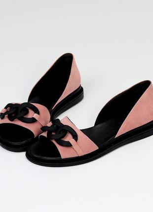 Босоножки "torros", пудра, натуральная замша