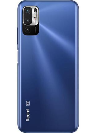 Смартфон xiaomi redmi note 10 5g 4/128 blue, 48+2+2/8мп, dimensity 700, ips 6.5", 5000 ма*ч3 фото