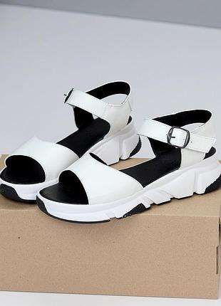 Босоножки "tikdi", белая, натуральная кожа