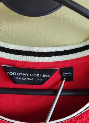Оригінальний топ майка з мереживом від бренду dorothy perkins8 фото