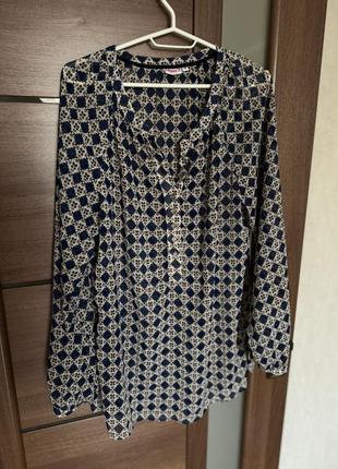 Стильная блузка платье туника оверсайз пляжная