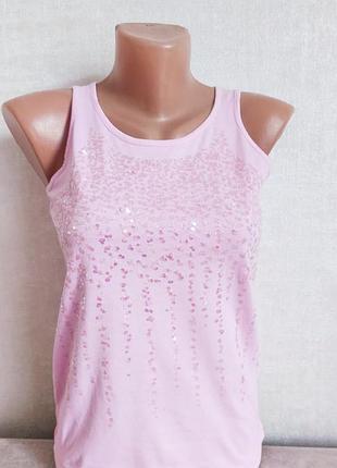 Стильна майка з паєтками на дівчинку 12 років