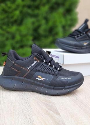 Чоловічі кросівки | reebok zig kinetica edge | чорні | комбіновані матеріали, :439 фото