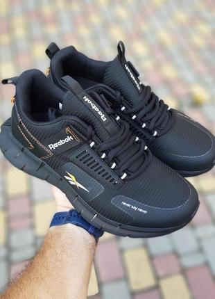 Чоловічі кросівки | reebok zig kinetica edge | чорні | комбіновані матеріали, :437 фото